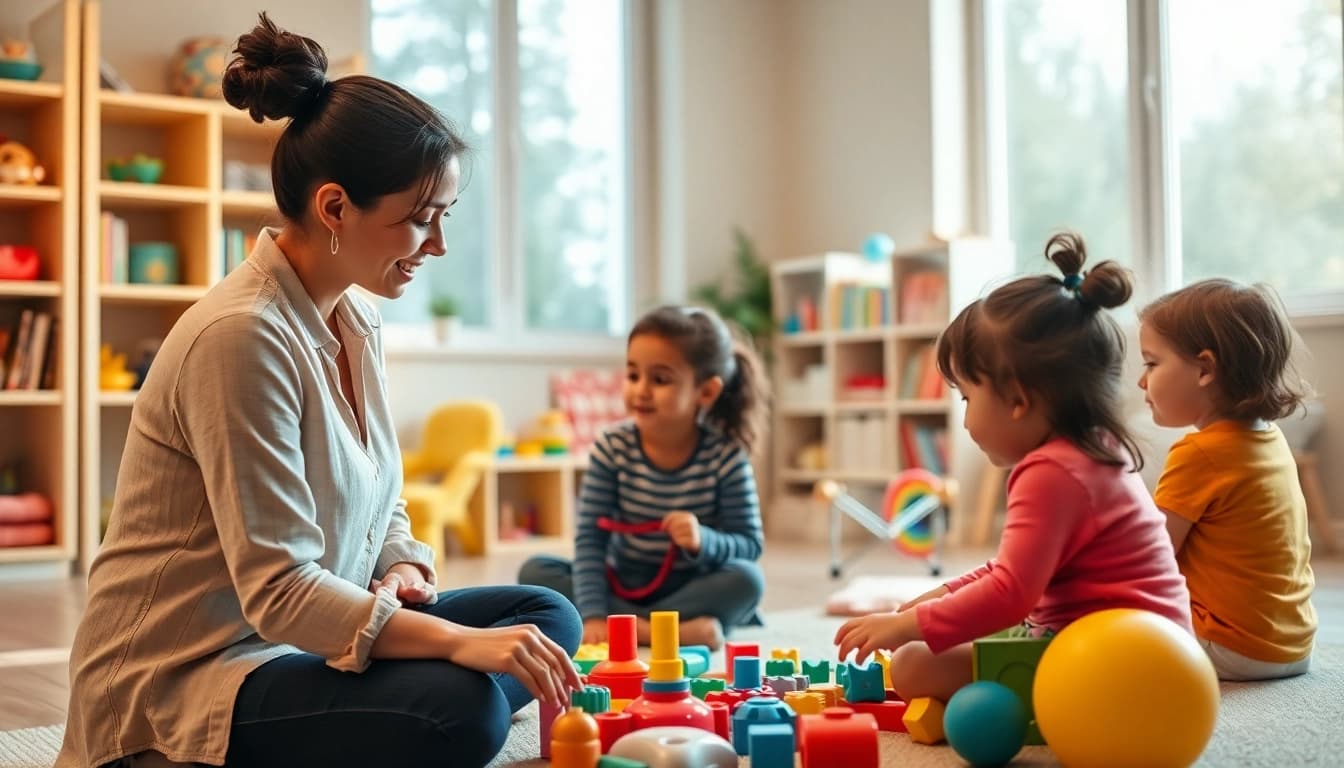 Enhancing skills through ABA therapy in Brighton with engaging child-therapist interaction.