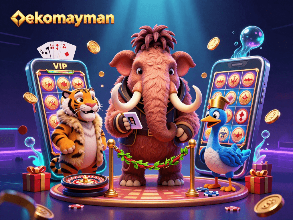 Engage with nekomayman slot game excitement featuring colorful reels and dynamic characters in a vibrant casino scene