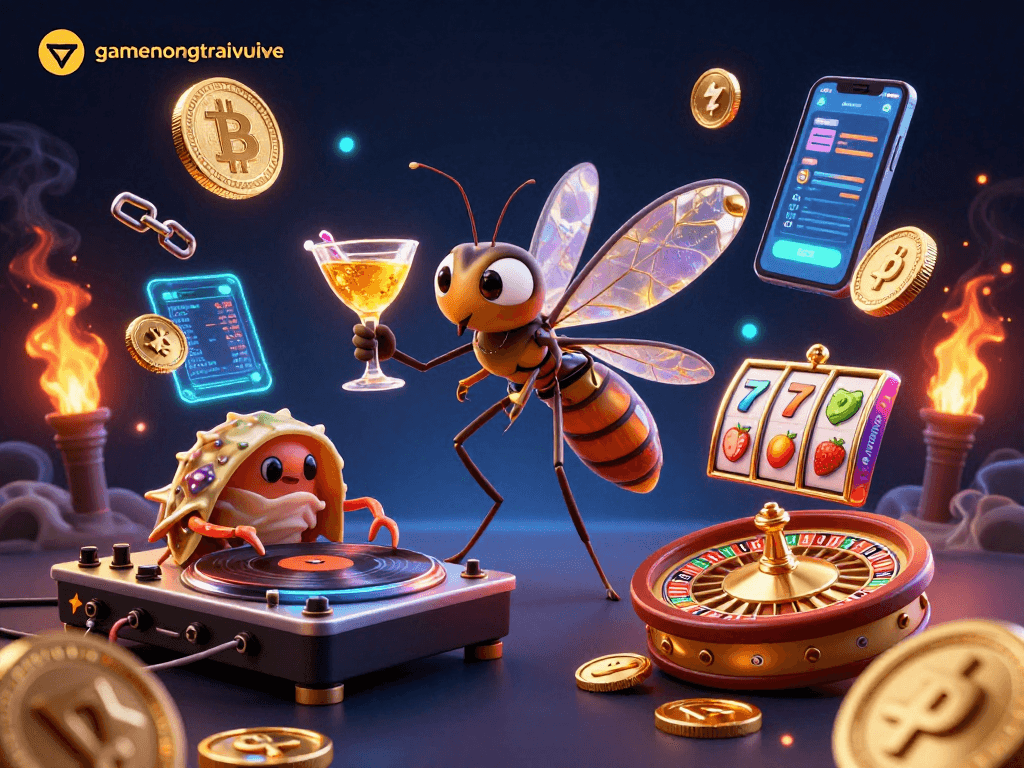 Experience gamenongtraivuive as vibrant characters engage in exhilarating casino action.