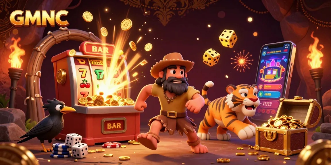 Join the fun at GMNC's prehistoric casino with thrilling jackpot excitement.