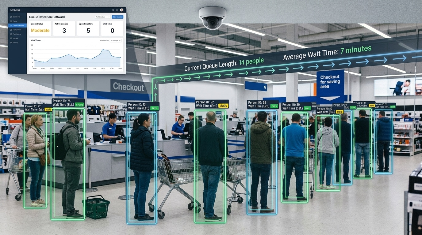 Queue Detection Software for Better Customer Experiences