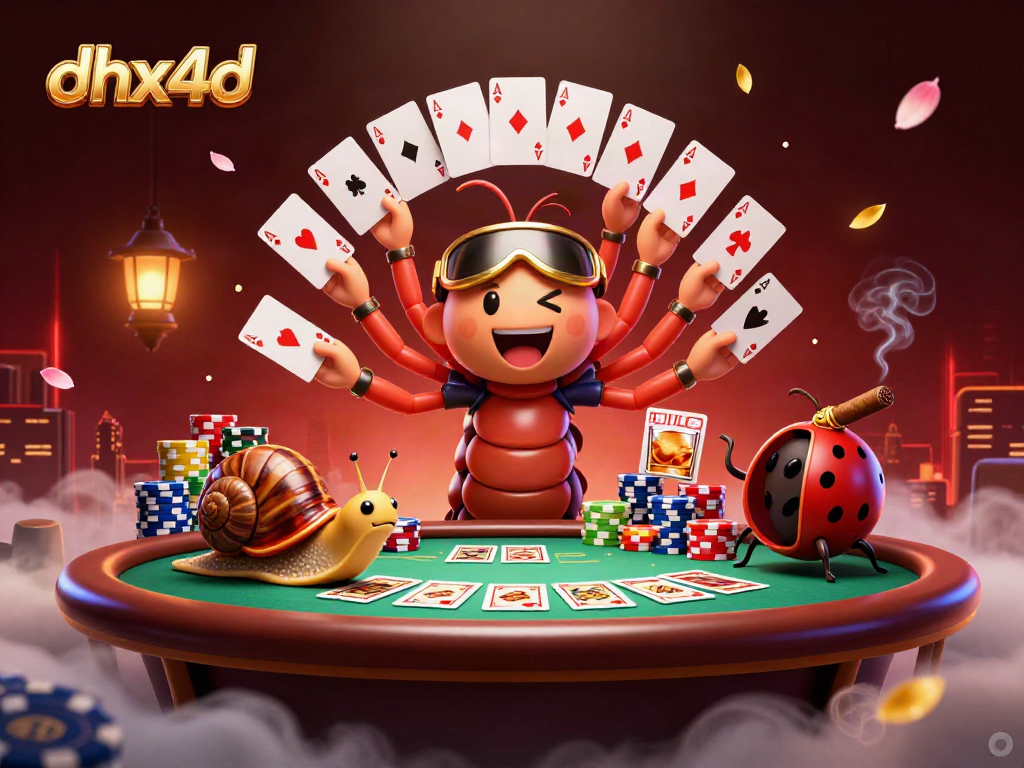 DHX4D memberikan pengalaman bermain slot gacor dengan dealer kartun dan suasana kasino yang hidup.