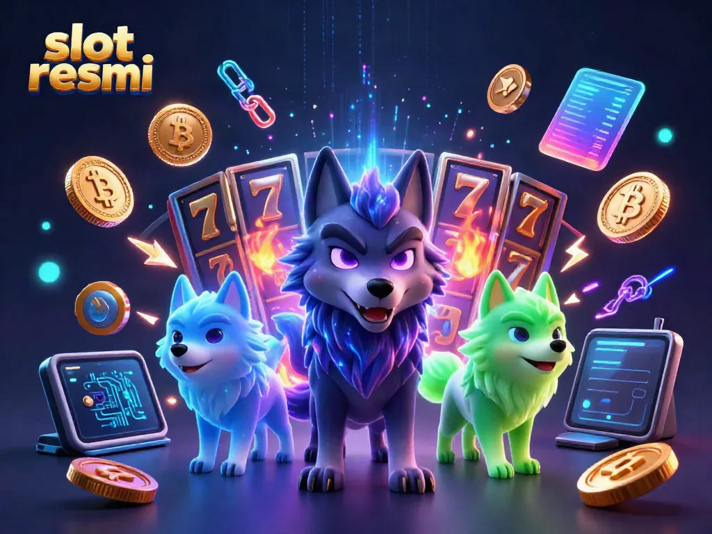 Experience high-energy slot resmi gameplay with a vibrant wolf leader and dynamic game elements.