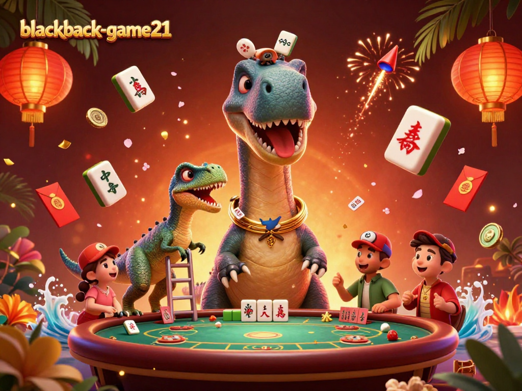 Engage in the ultimate blackjack-game21 experience with a vibrant casino scene featuring dynamic characters and rich elements.