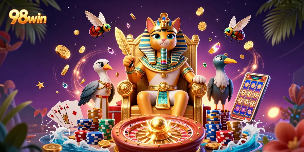 Experience excitement and winnings with 98win's vibrant gaming universe.