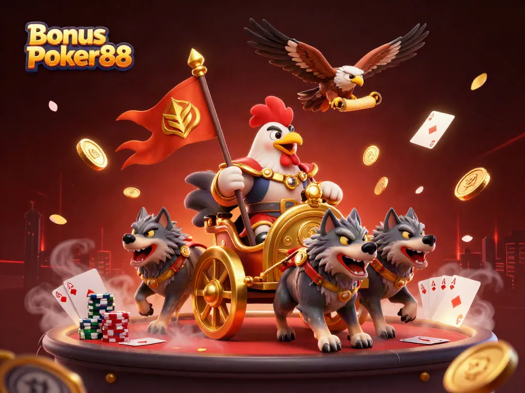 Elevate your game with Bonus Poker88's rich poker experience, featuring vibrant elements and thrilling gameplay.