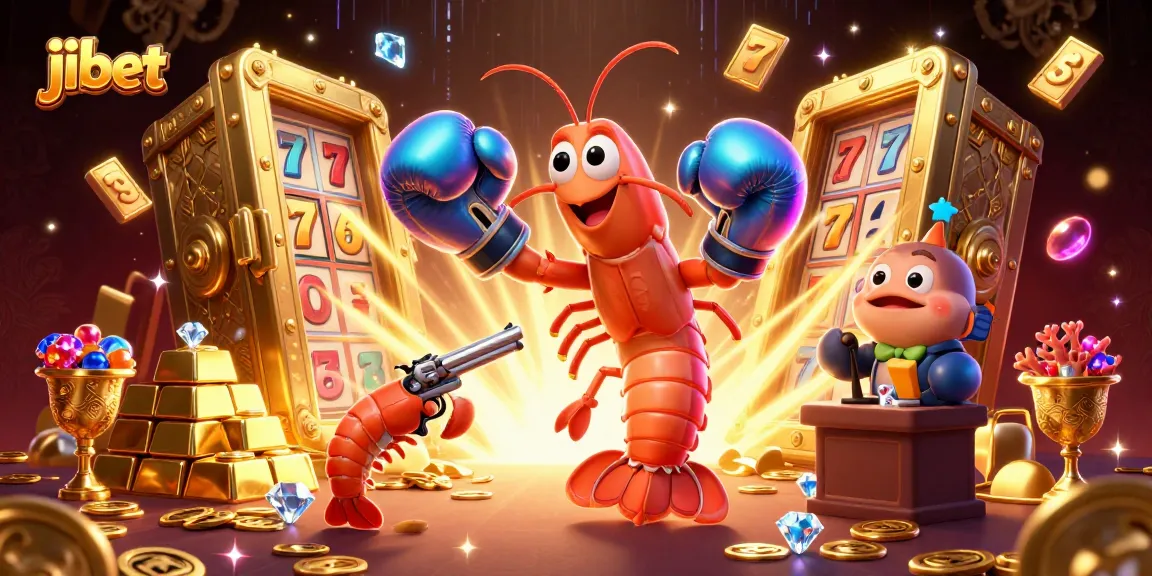 Engage with jibet's exciting gaming world featuring vibrant 3D cartoon characters and dynamic casino elements.