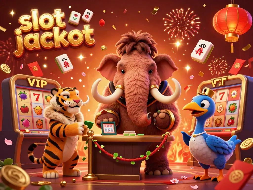 Experience thrilling moments of slot jackpot action with vibrant casino characters and dynamic game elements.