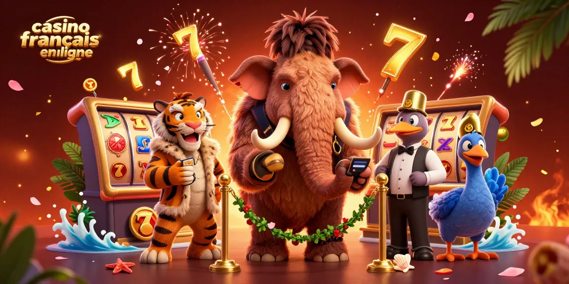 Vivez l'expérience du casino francais en ligne avec un mammouth bouncer et un tigre VIP