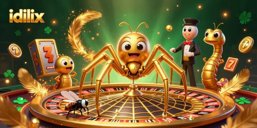 Spin the roulette wheel with idlix in this vibrant and engaging casino scene.
