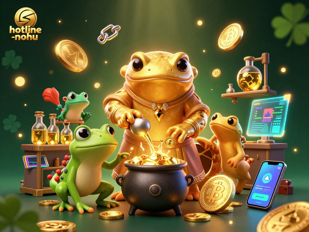 Experience the thrilling action of hotline-nohu as golden coins cascade from an alchemist's laboratory.