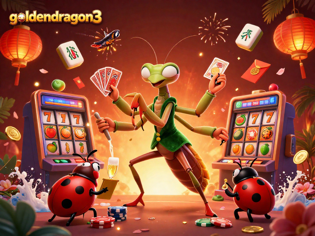 Engage with goldendragon3's thrilling slots featuring vibrant 3D visuals and dynamic game elements.