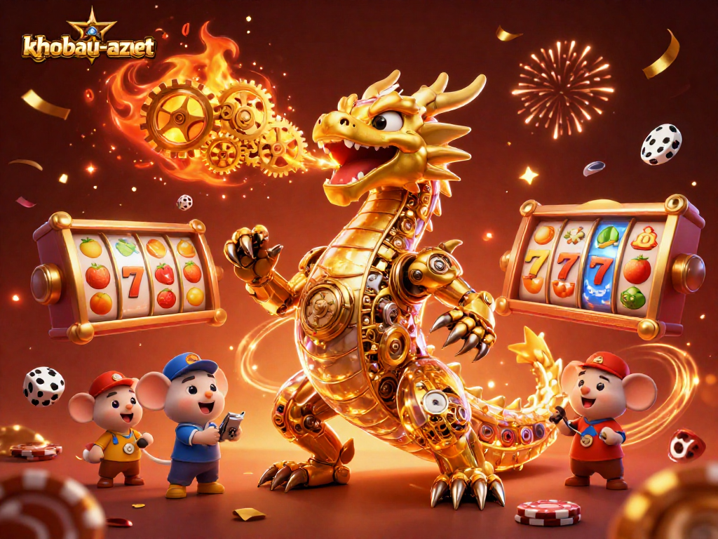 Join the exciting adventure in khobau-aztec, where the golden dragon breathes jackpots and winning spins abound!