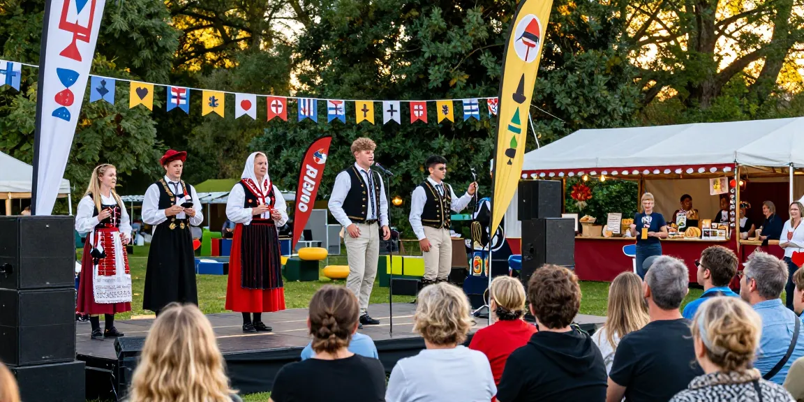 M98 ล๊อตเว็บตรง 2026 showcasing vibrant Breton culture at a festival