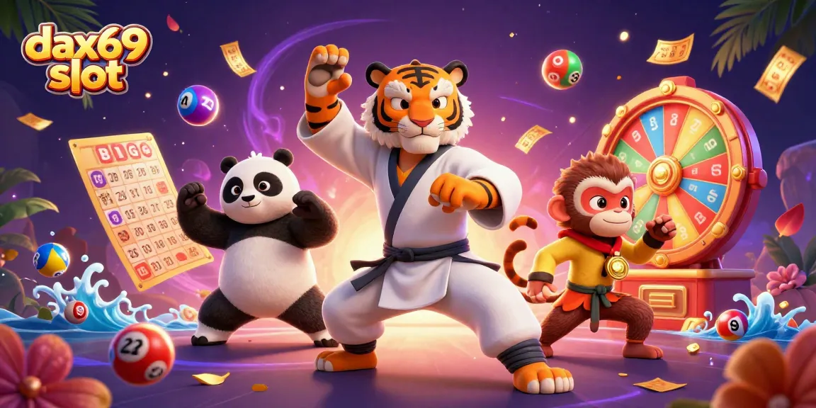 Menangkan hadiah besar di dax69 slot dengan karakter kartun 3D di arena kasino.
