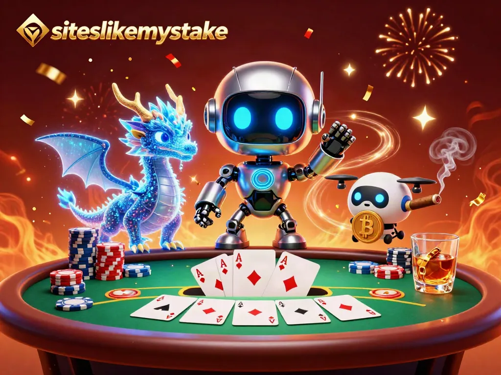 Engage in thrilling gameplay at siteslikemystake with cyberpunk-themed poker and crypto elements.