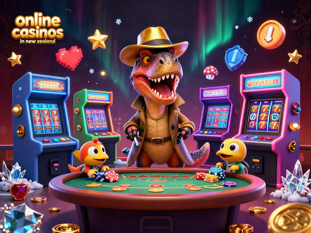 Experience online casinos in New Zealand with a dynamic 3D showdown at the blackjack table.