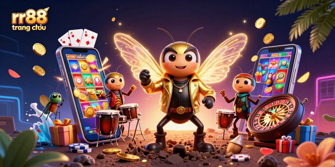 Experience thrilling gaming at rr88 trang chủ with dynamic characters in an engaging casino scene.