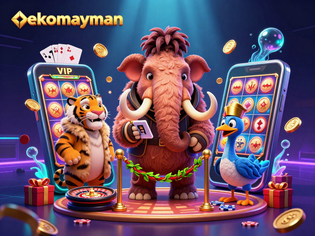 Engage with nekomayman slot game excitement featuring colorful reels and dynamic characters in a vibrant casino scene