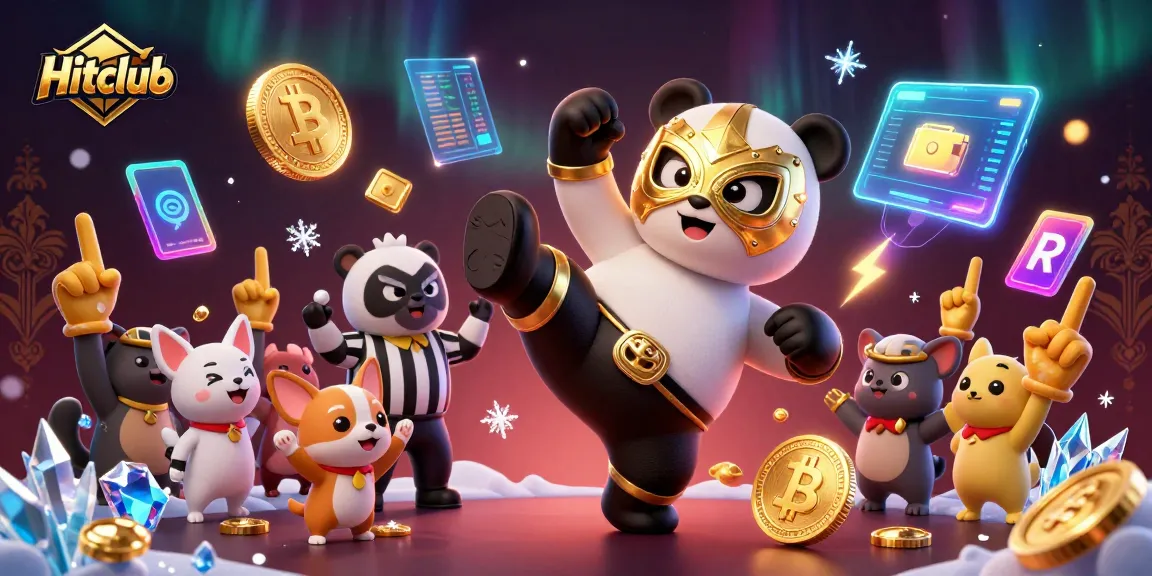 Experience vibrant gaming action at Hitclub with wild characters and dynamic crypto elements.