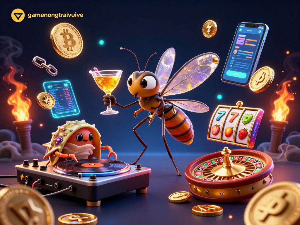 Experience gamenongtraivuive as vibrant characters engage in exhilarating casino action.