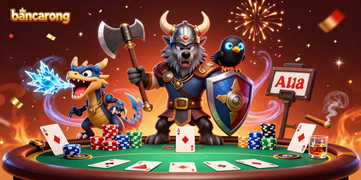 Engage with bancarong as the Viking warrior and fierce dragon heat up the poker scene