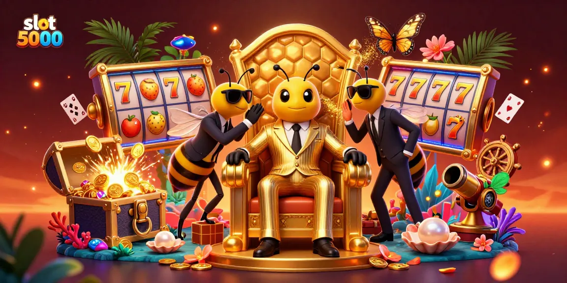 Slot 5000 menghadirkan keseruan bermain dengan bos mob bumblebee di kasino yang penuh warna.