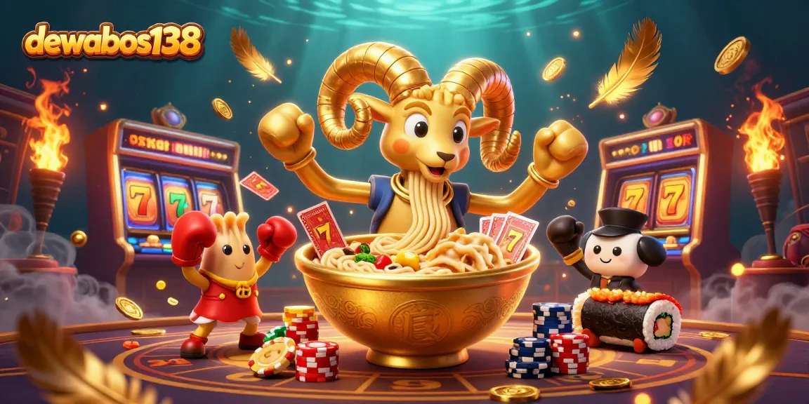 Engage with dewabos138's vibrant casino scene featuring dynamic characters and vivid gaming elements.