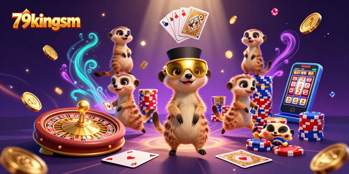 Experience thrilling gameplay at 79kingsm with lively meerkats running a casino.