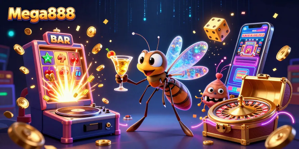 Experience thrilling mega888 gaming with vibrant characters and explosive jackpots.