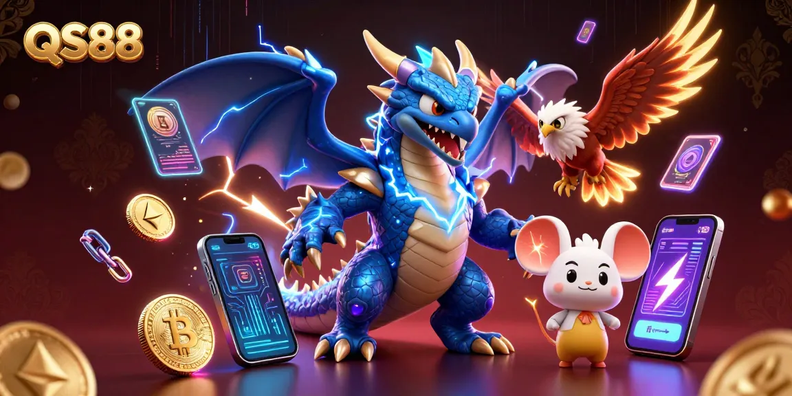 Engage in thrilling gameplay at QS88 with dynamic characters and vibrant casino elements.
