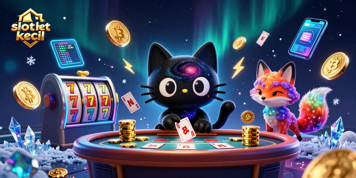 Experience thrilling slot bet kecil gameplay with vibrant cosmic characters and crypto elements.