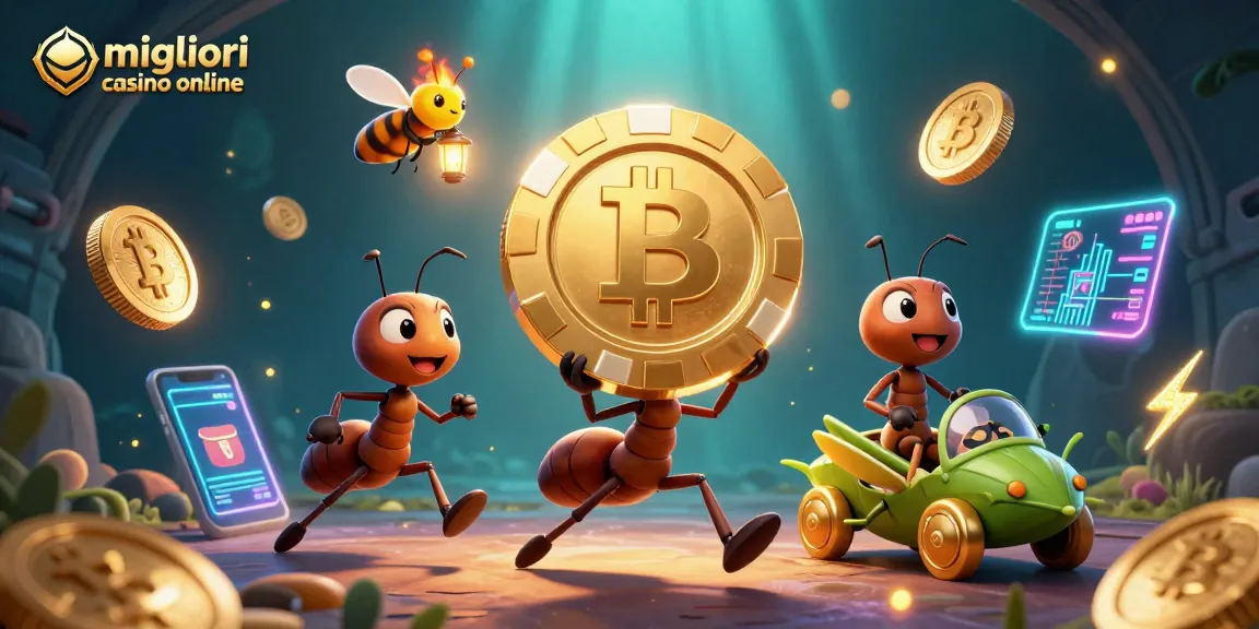 Gioca nei migliori casino online con i fantastici personaggi in un'illustrazione 3D coinvolgente.