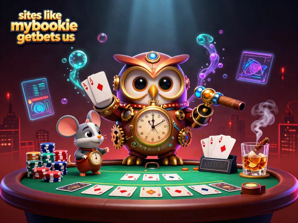 Enhance your betting experience with sites like mybookie getbets us showcasing poker elements and casino action.
