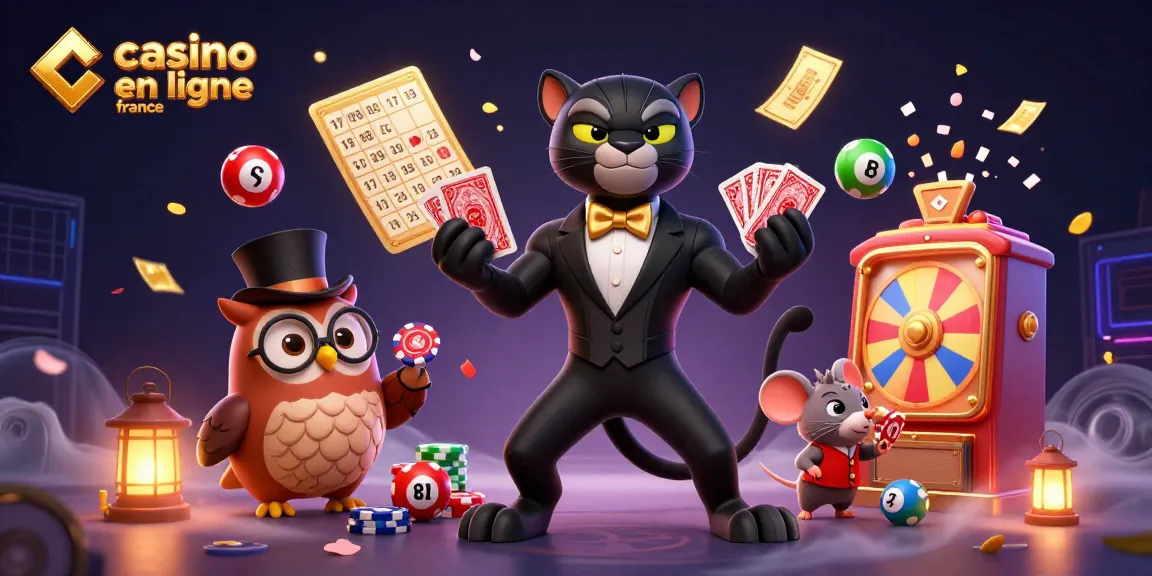 Gagnez au casino en ligne France avec un jeu captivant et des personnages intrigants animant le monde des jeux d'argent.