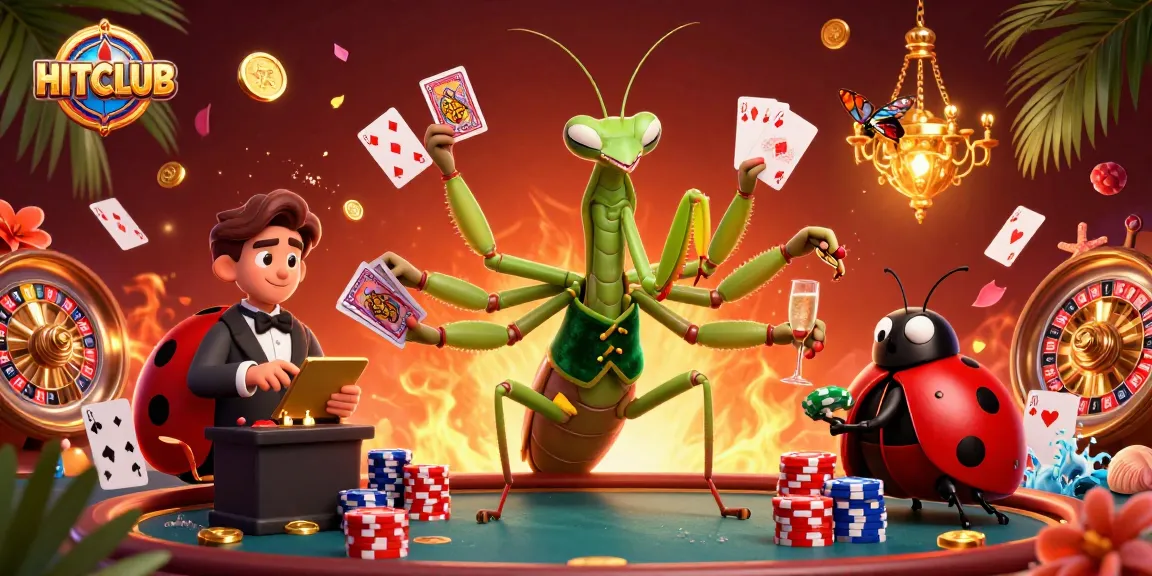 Engage with HITCLUB's vibrant casino experience featuring dynamic characters and thrilling game elements.