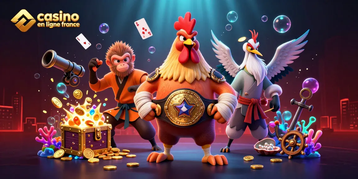 Jouez sur casino en ligne france avec des personnages animés au cœur d'une scène dynamique unique.