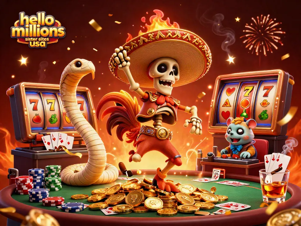 Engage with the excitement of hello millions sister sites usa by playing slots and enjoying vibrant casino action.