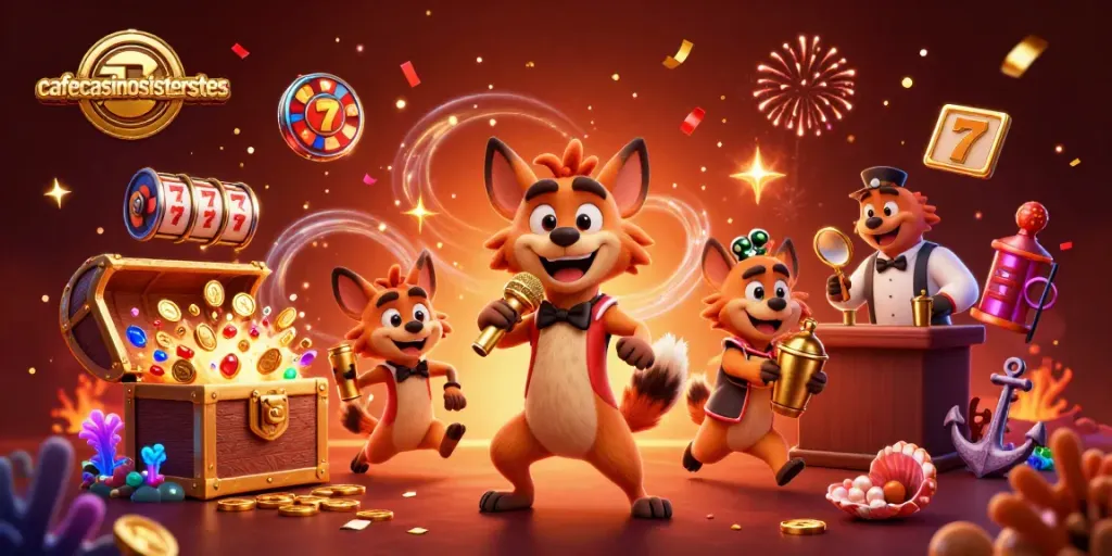 Laugh with hyenas at cafecasinosistersites while enjoying vibrant slots atmosphere and dazzling treasures.