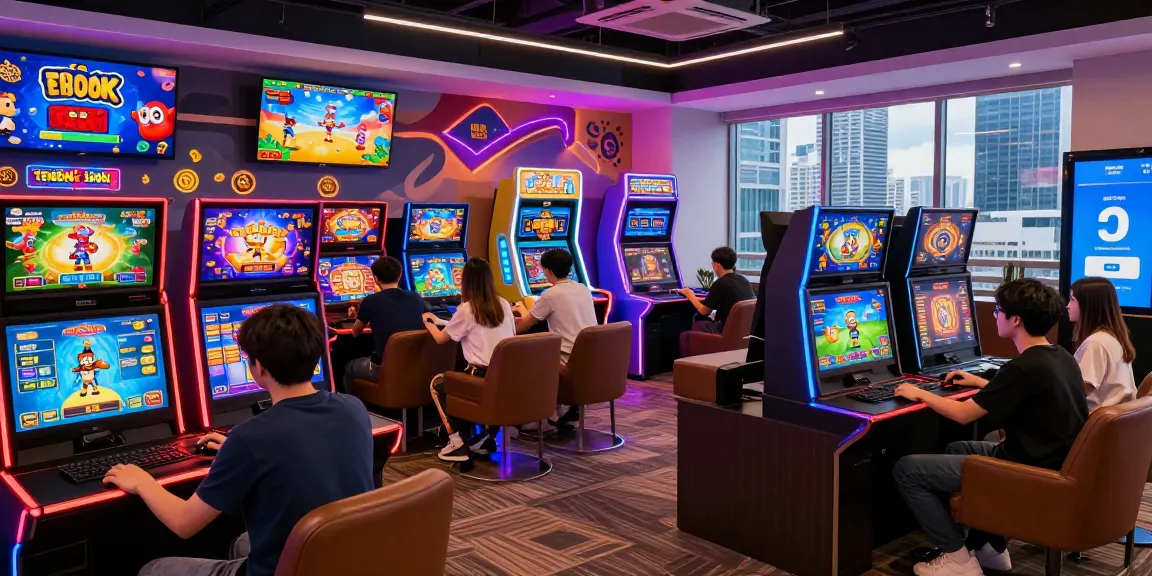Engaging gaming scene with players enjoying GemBet SG live casino and slot games in vibrant Singapore atmosphere.