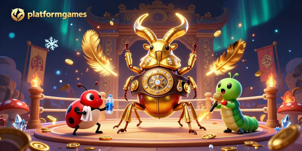 Engage in an exciting platformgames showdown featuring a giant stag beetle and more.